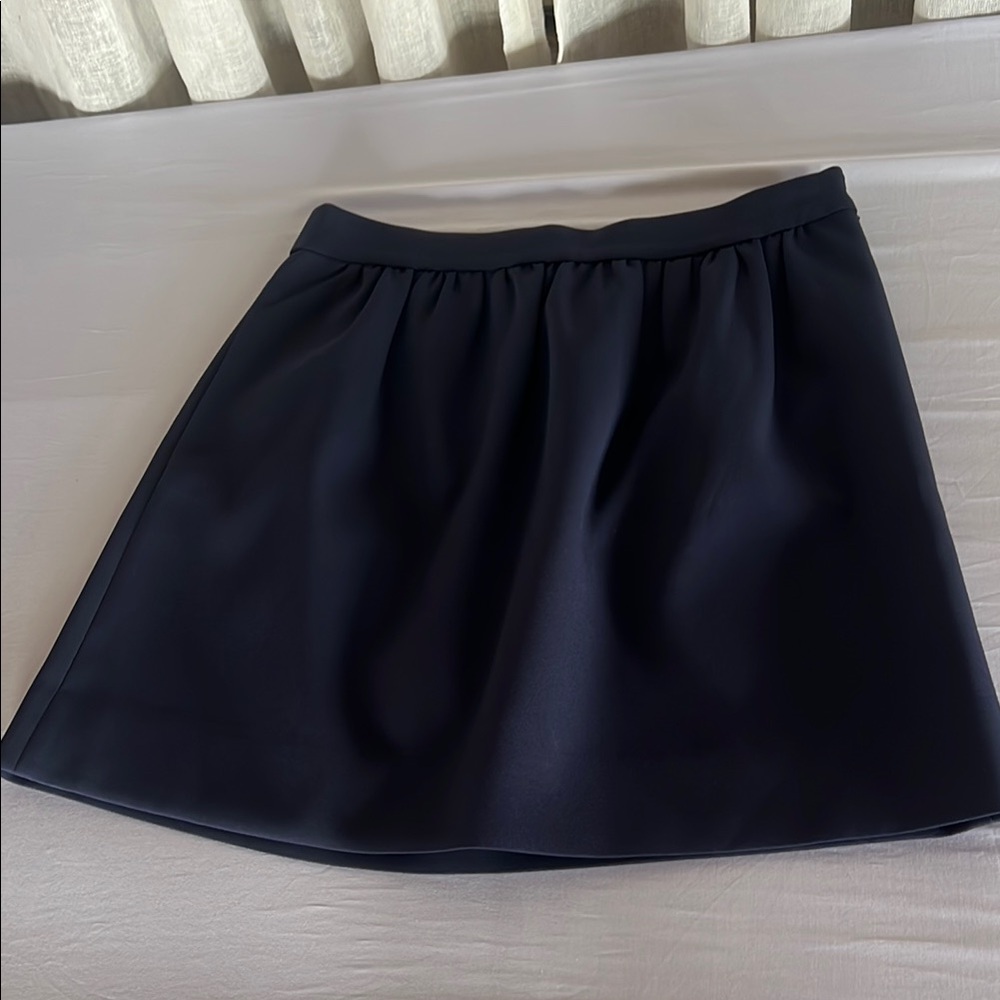 J. Crew Blue A-Line Mini Skirt for Work